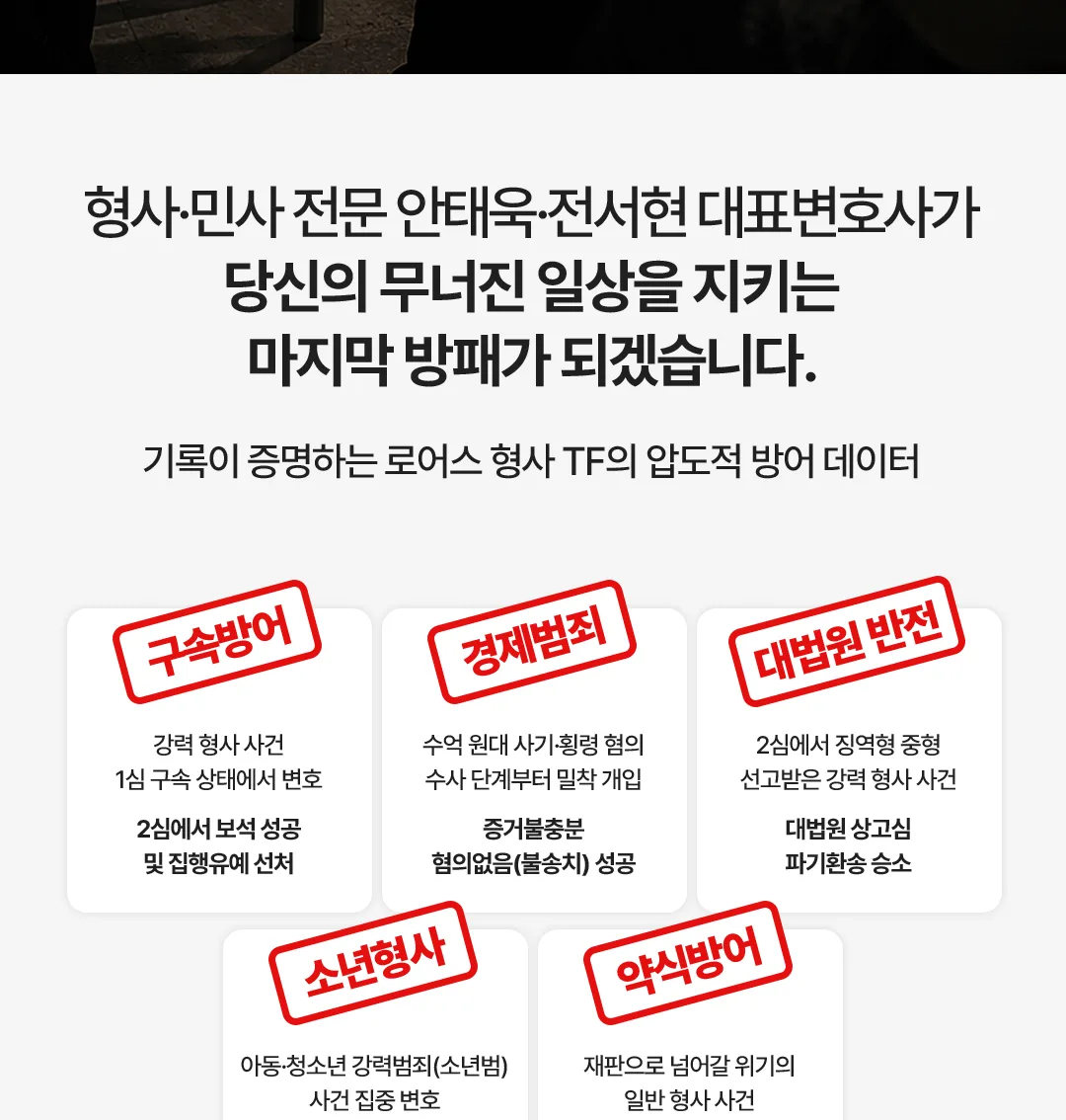 로어스 형사사건 실제 수행 사례